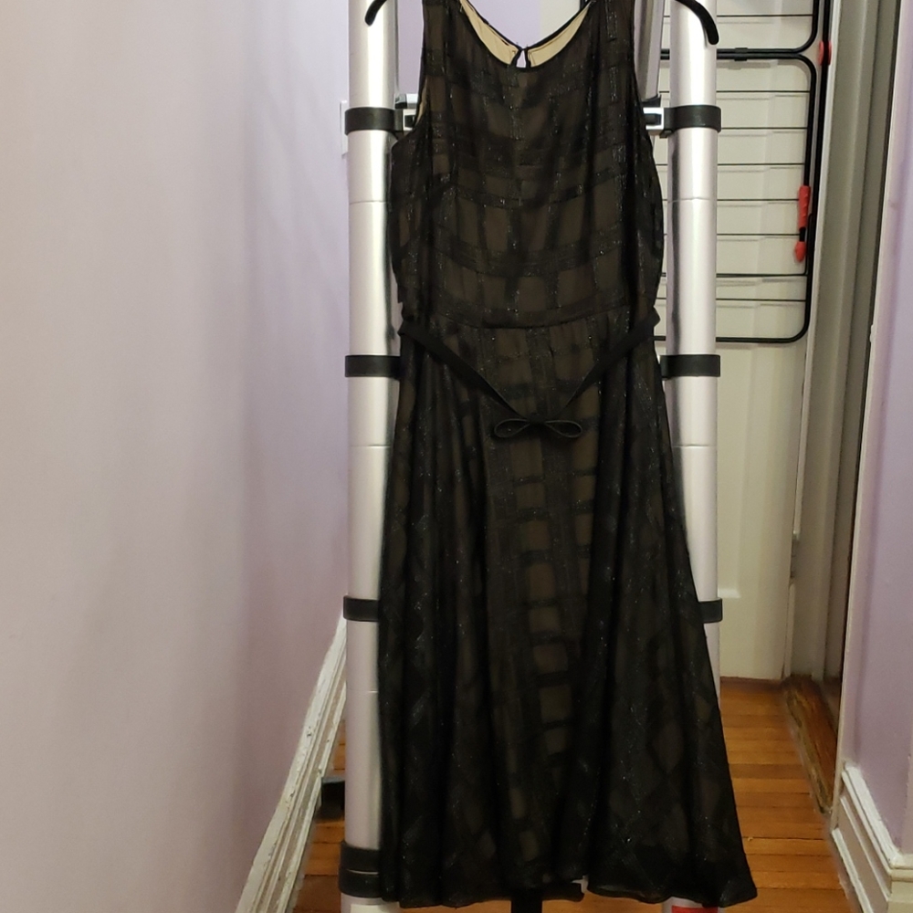 Sparkly black dress